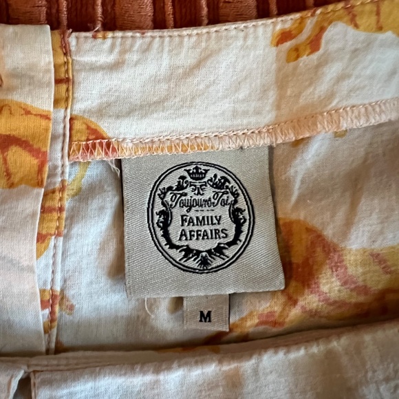 Family Affairs zebra print sleeveless blouse tank top medium orange creamsicle - Picture 6 of 8